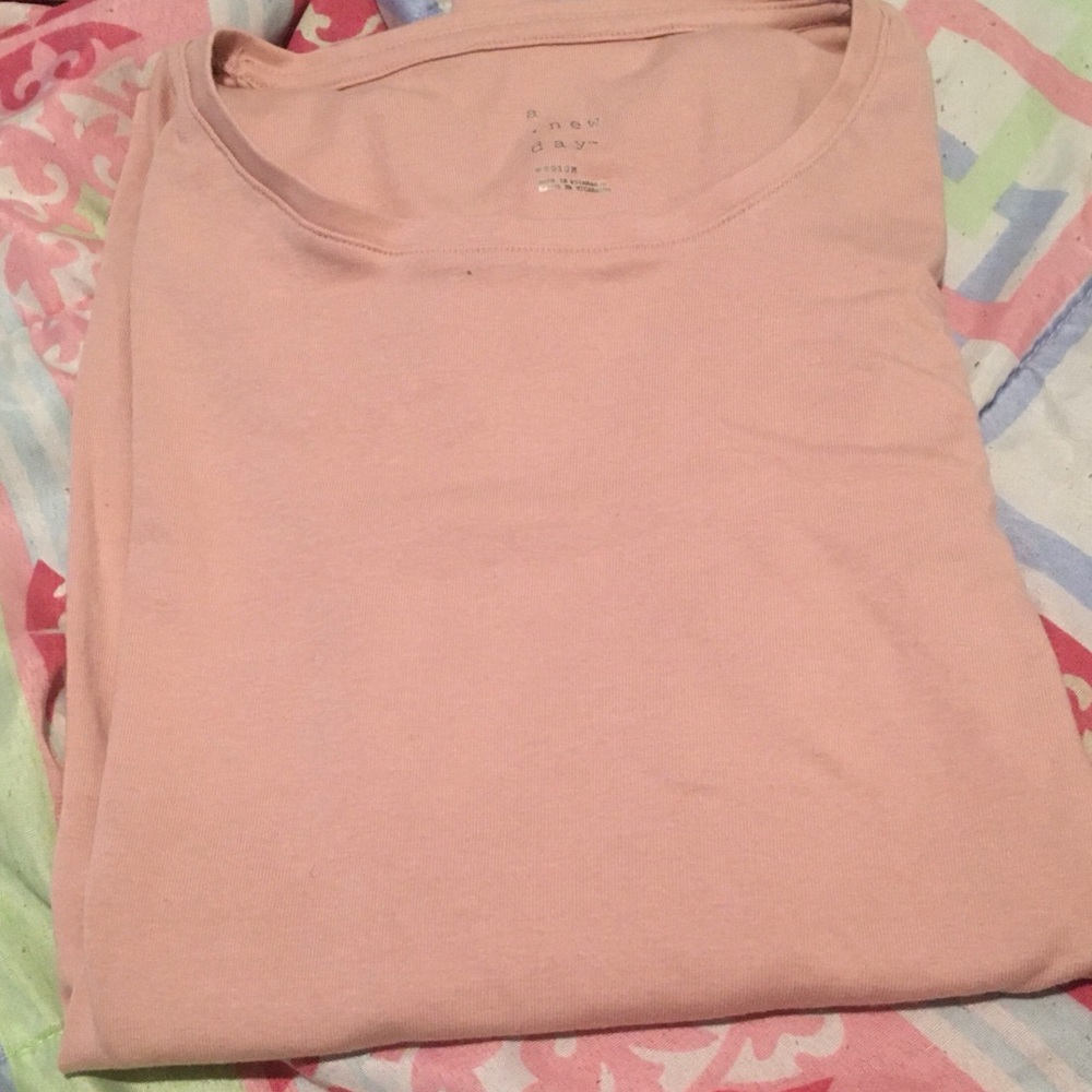 Pink long sleeve top
